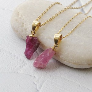 Gemstone Pendant Natural Stone Pink Top Pendant