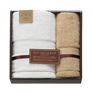 GRAND COTTON（グランコットン）　バスタオル1枚・ロングフェイスタオル1枚セット　GC6075　日本製
