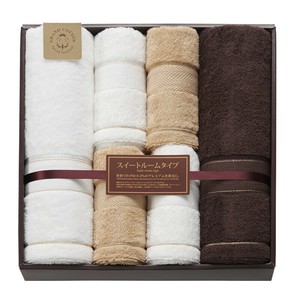 GRAND COTTON（グランコットン）　バスタオル2枚・ロングフェイスタオル4枚セット　GC6200　日本製