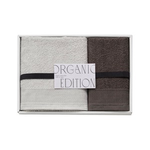 ORGANIC EDITION （オーガニック エディション）　フェイスタオル1枚・ウォッシュタオル1枚セット　OE1015