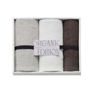 ORGANIC EDITION （オーガニック エディション）　フェイスタオル2枚・ウォッシュタオル1枚セット　OE1025