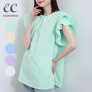 2025SS 袖プリーツブラウス　Economico