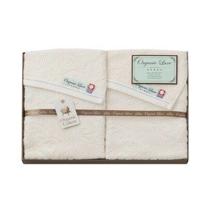 Organic Luxe （オーガニック リュクス）　フェイスタオル2枚セット　LU2527　日本製