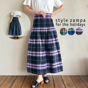 Skirt Reversible Stripe Check