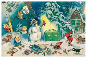 アドベントカレンダー スノーマンのサプライズ【クリスマス/受注発注商品/ドイツ製】
