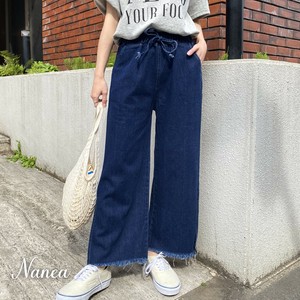 Denim Full-Length Pant Wide Pants