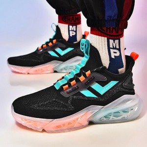 【メンズ新作】[予約販売]　韓国最新クリアソールがおしゃれメンズスニーカー
