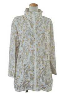 Blouson Jacket Floral Pattern Blouson