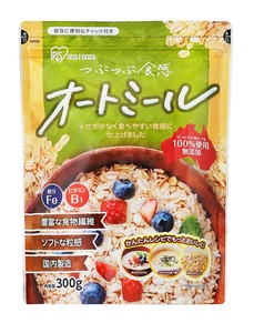【8袋セット】【オートミール　無添加　ダイエット】【アイリスオーヤマ】オートミール 300g スタチャ付