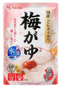 【国産　低温製法米　防災　備蓄】【アイリスオーヤマ】梅がゆ    250g