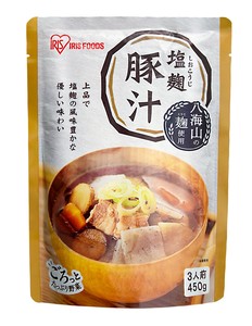 【賞味期限1年　レトルト　簡単】【アイリスオーヤマ】塩?豚汁    450g
