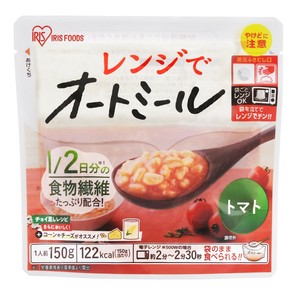 【オートミール　無添加　ダイエット】【アイリスオーヤマ】レンジでオートミール150gトマト