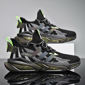 【メンズ新作】[予約販売]　韓国最新ビビットカラーメンズニットスニーカー