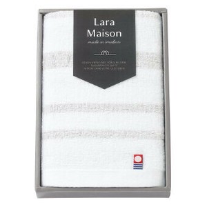<低額ノベルティ>今治Lara Maison-ララメゾン- 日本製 愛媛今治フェイスタオル　(64010)