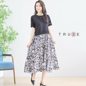 【2025新作】【M〜L】ニットドッキングワンピース (N83-134)（1号店）FM1