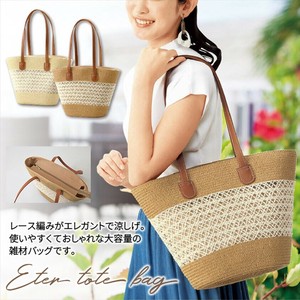 エター／雑材バッグ　涼しげ　かばん　夏　サマーバッグ　編み