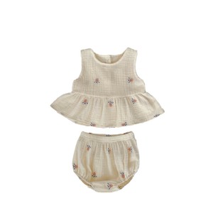 Kids' Suit Check Flowers Set of 2 2-colors