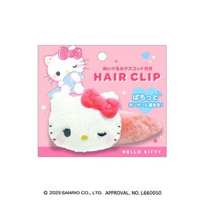 8月下旬入荷　ぬいぐるみヘアクリップ むにゃっと サンリオキャラクターズ