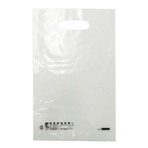 ポリ手提げ サンFバッグ B5 透明(バイオマス25％) 中川製袋化工