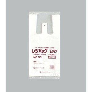 レジ袋 レジバッグ 関西 No.30E 半透明 福助工業