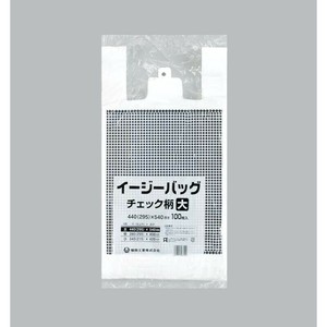 レジ袋 イージーバッグ チェック(大) 福助工業