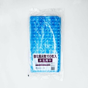 ポリ風呂敷 強化風呂敷 水玉青 中 福助工業