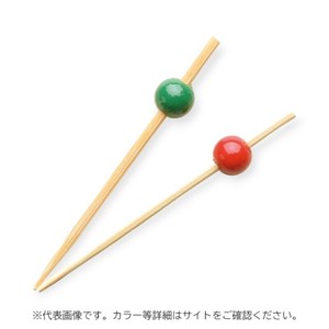 竹串 チェリー串(赤) 5cm 100本入 萬洋　竹