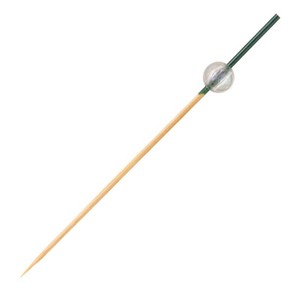 竹串 とんぼ珠串(深緑) 7.5cm 100本 萬洋　竹