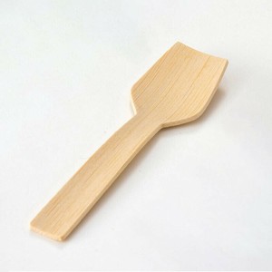 使い捨てスプーン 竹角スプーン9cm 100本入×80袋 萬洋　竹