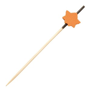 竹串 飾り串 紅葉 (橙) 9cm 100本入 萬洋