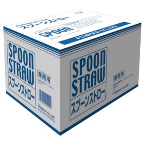 ドリンク資材 フジ4色スプーンストロー 500本入 尚美堂