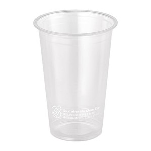 プラコップ VFBサステナブルクリアーカップ マーク付 510ml 50P サンナップ