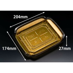 刺身容器 バイオ 華ノ枠 20-17B 真打金 リスパック