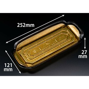 刺身容器 バイオ 華ノ枠 25-12B 真打金 リスパック