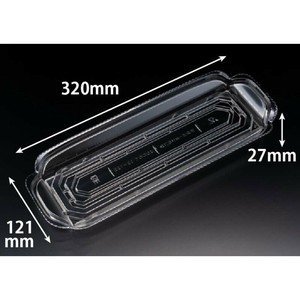 刺身容器 バイオ 華ノ枠 32-12B クリア リスパック