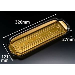 刺身容器 バイオ 華ノ枠 32-12B 真打金 リスパック