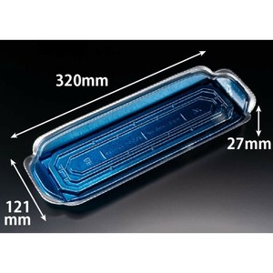 刺身容器 バイオ 華ノ枠 32-12B ゆう箔銀 リスパック