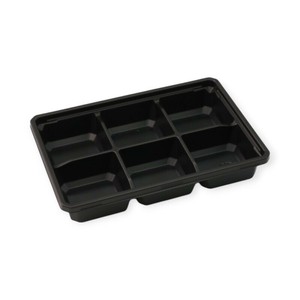 弁当容器 ワン折1合E-30 黒底 アクタ