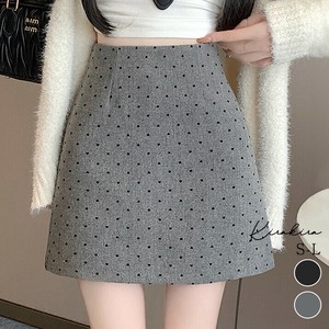スカート《ハートドット柄ミニスカート 全2色 3サイズ》