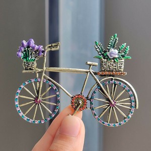 自転車　ブローチ 卒業式  おしゃれ ブローチ ジテンシャ 入学式 入園式   華やか　ブローチ キラキラ