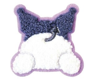 Stickers Fluffy Sanrio Characters KUROMI