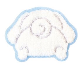 サンリオキャラクターズモコモコ刺繍ステッカー　おしり／シナモロール