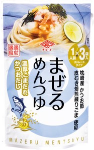 【チョーコー醤油】まぜるめんつゆ 濃厚ごまだれかつおだし 30g×3【春夏】