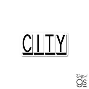 Honda四輪ロゴ CITY（1981） ダイカットステッカー 車 自動車 コレクション かっこいい グッズ HND088