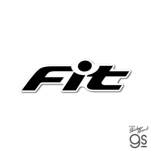 Honda四輪ロゴ FIT(2001) ダイカットステッカー 車 自動車 コレクション かっこいい グッズ HND109