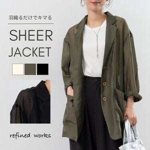 Jacket Transparency Sheer