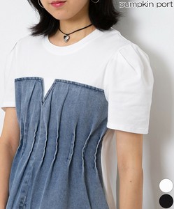 T-shirt Short-Sleeved T-Shirt Bustier