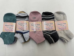 婦人混柄こみこみショートソックス【3足組】