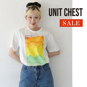 【SALE】UNIT CHEST オリジナルTシャツ グラデーション T-shirt ユニセックス/UNIT CHEST