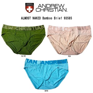 ANDREW CHRISTIAN(アンドリュークリスチャン)ブリーフ 前閉じ フルバック メンズ 下着 セクシー  93585